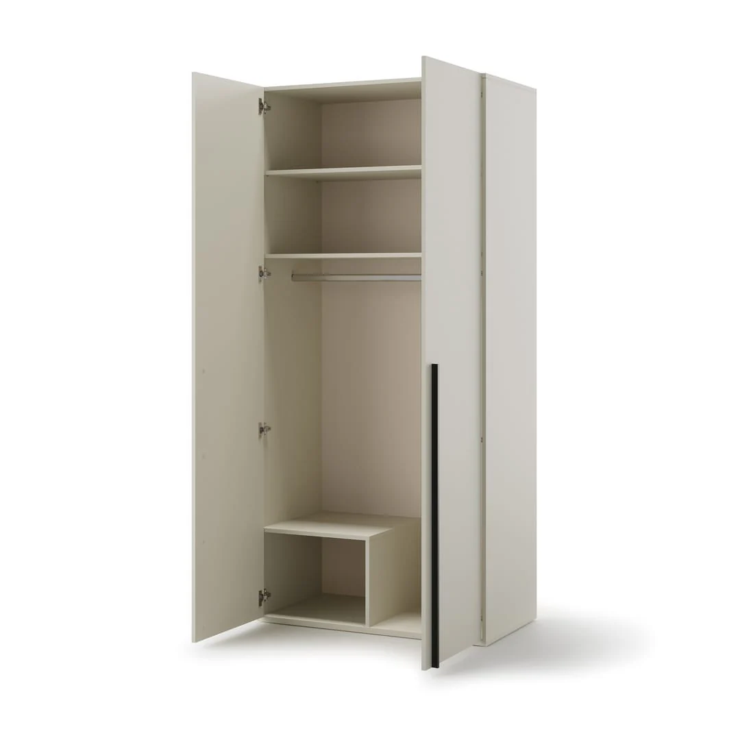 Woow WO-02 Hinged Door Wardrobe 100cm - Image 2