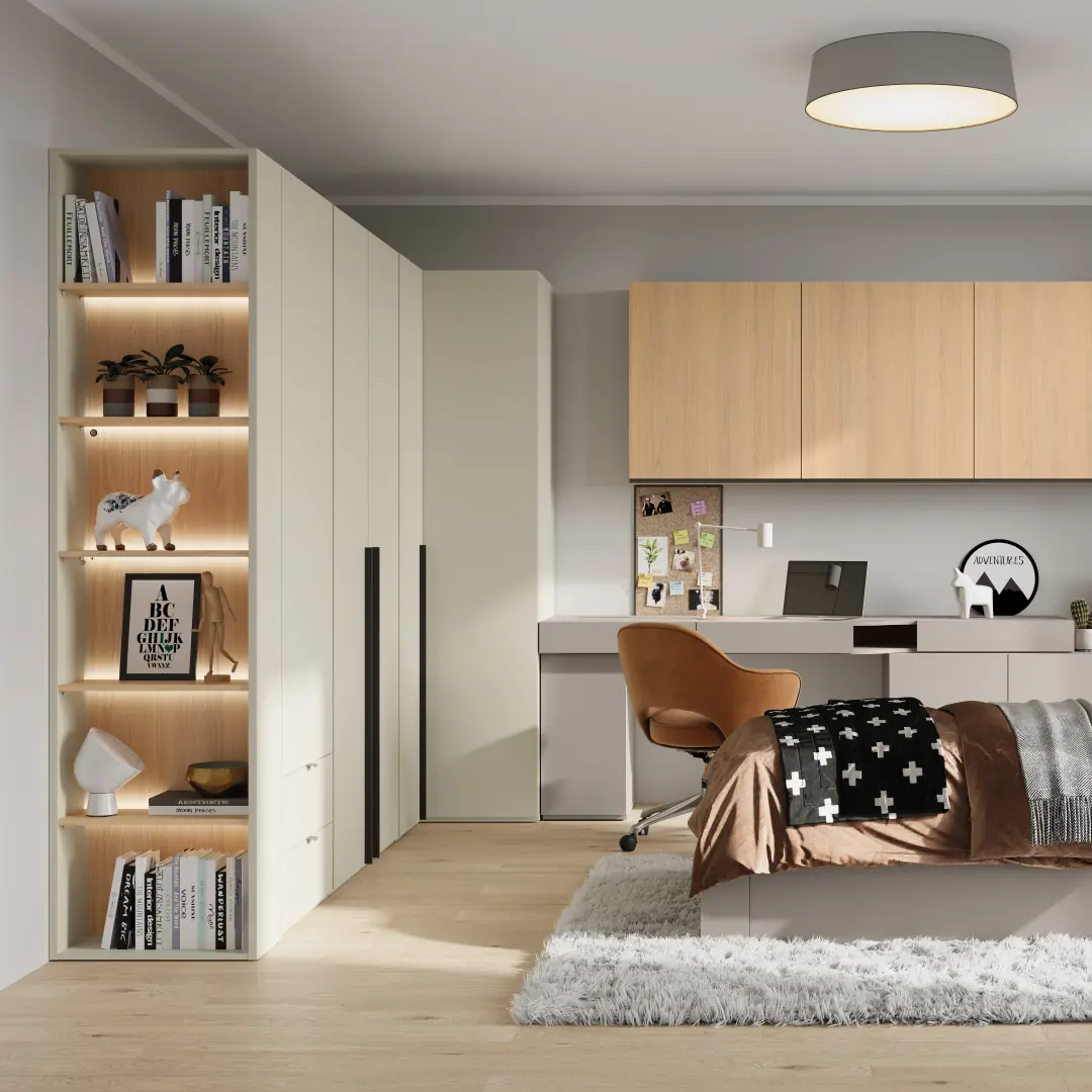 Woow WO-03 Hinged Door Wardrobe 60cm - Image 4