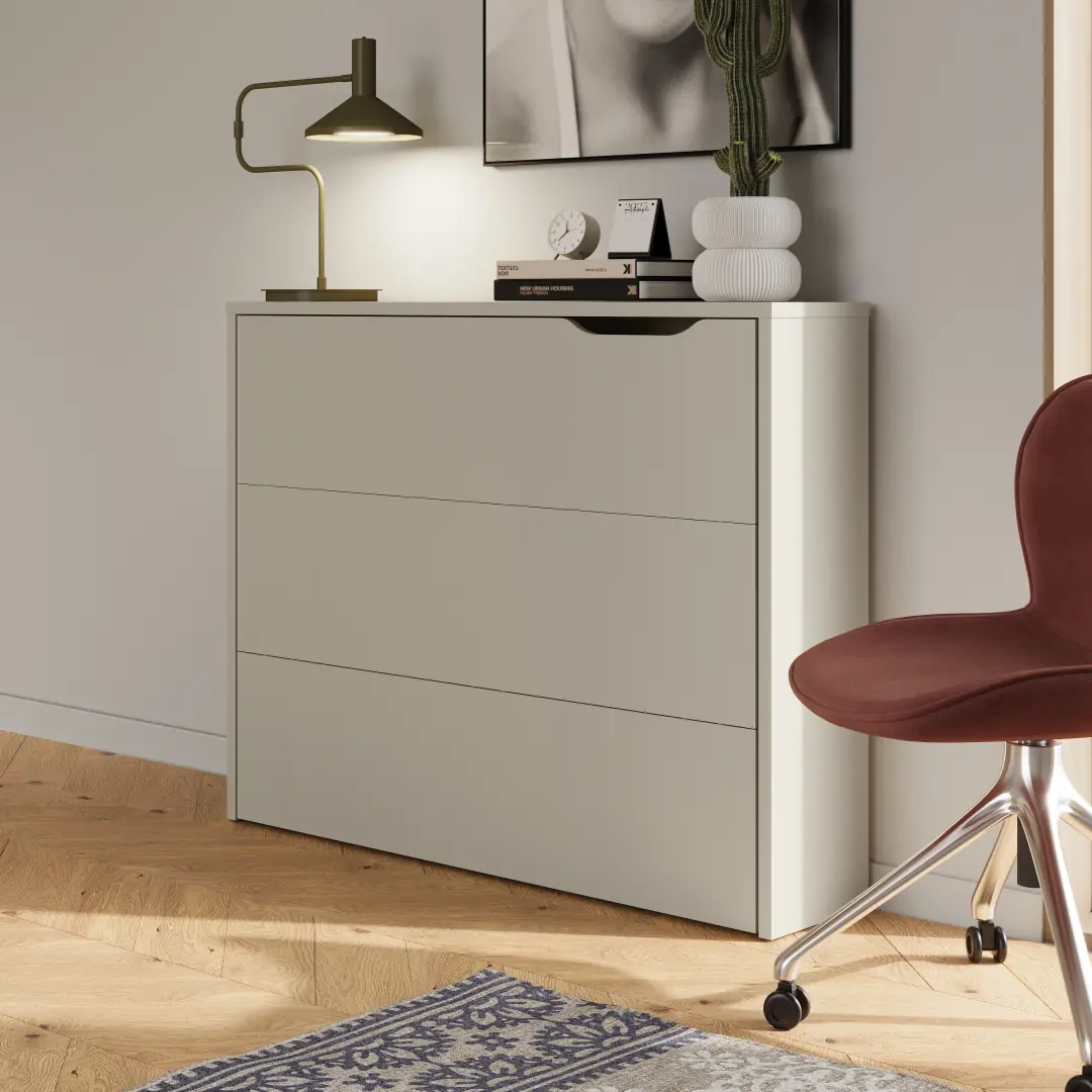 Work Concept Convertible Hidden Desk With Storage - Image 25