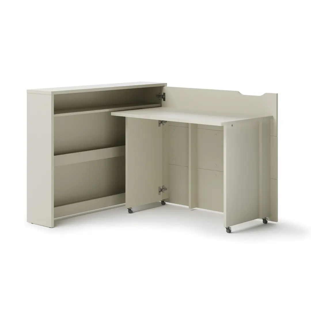 Work Concept Convertible Hidden Desk With Storage - Image 28