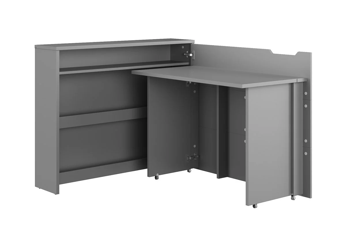 Work Concept Convertible Hidden Desk With Storage - Image 3