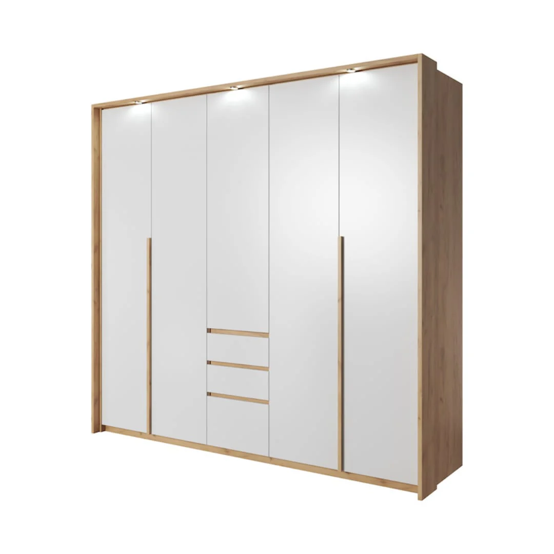 Xelo Hinged Door Wardrobe 225cm - Image 3