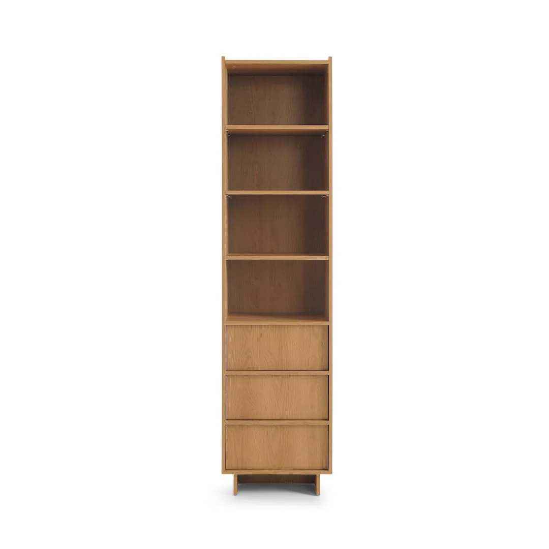 Yasumi Tall Bookcase 50cm - Image 3