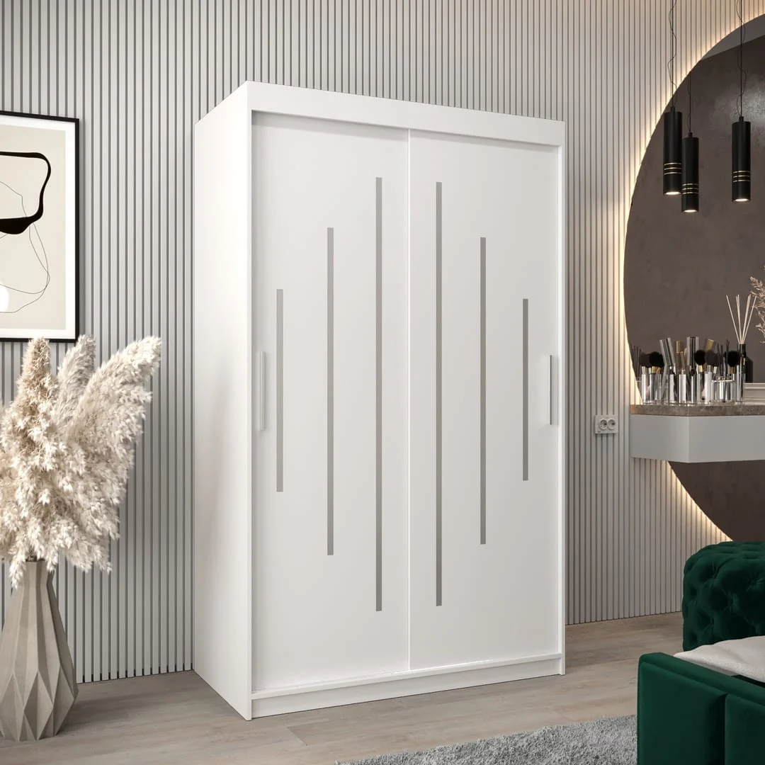 York Sliding Door Wardrobe 120cm