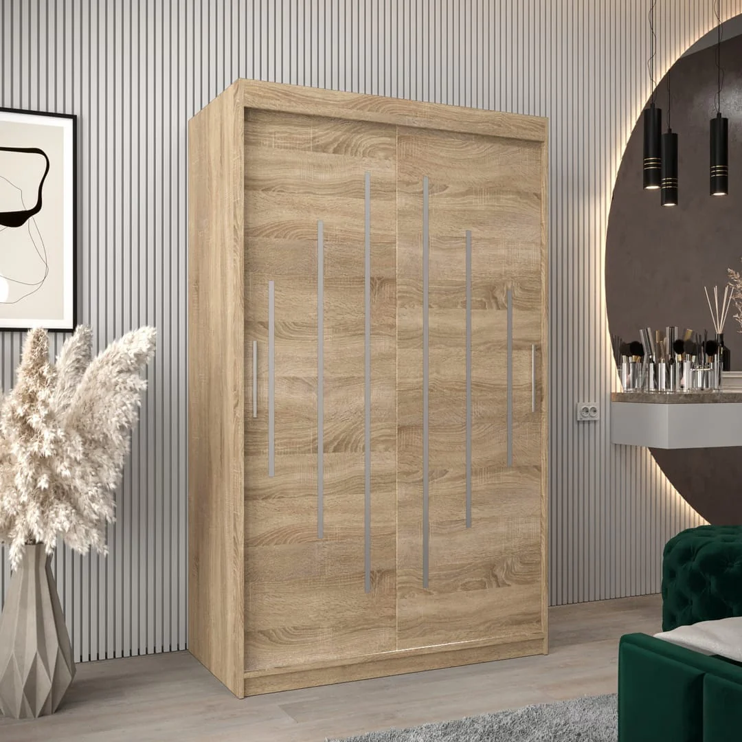 York Sliding Door Wardrobe 120cm - Image 13