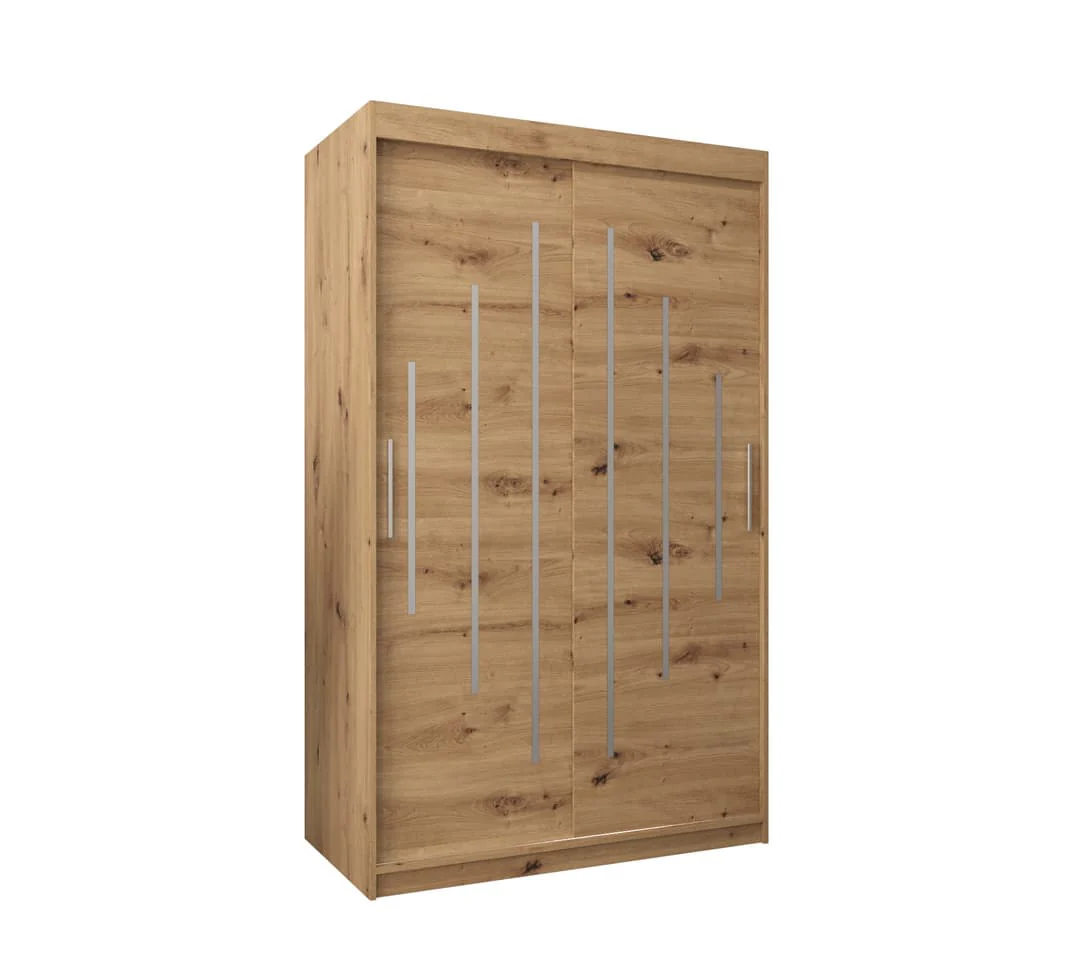 York Sliding Door Wardrobe 120cm - Image 6