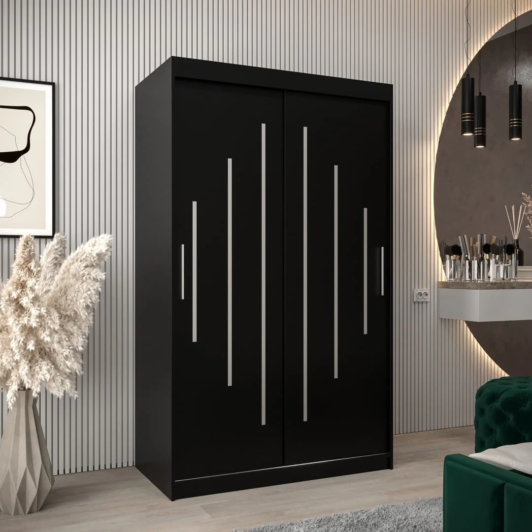York Sliding Door Wardrobe 120cm - Image 9