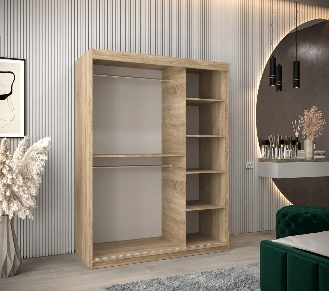 York Sliding Door Wardrobe 150cm - Image 13