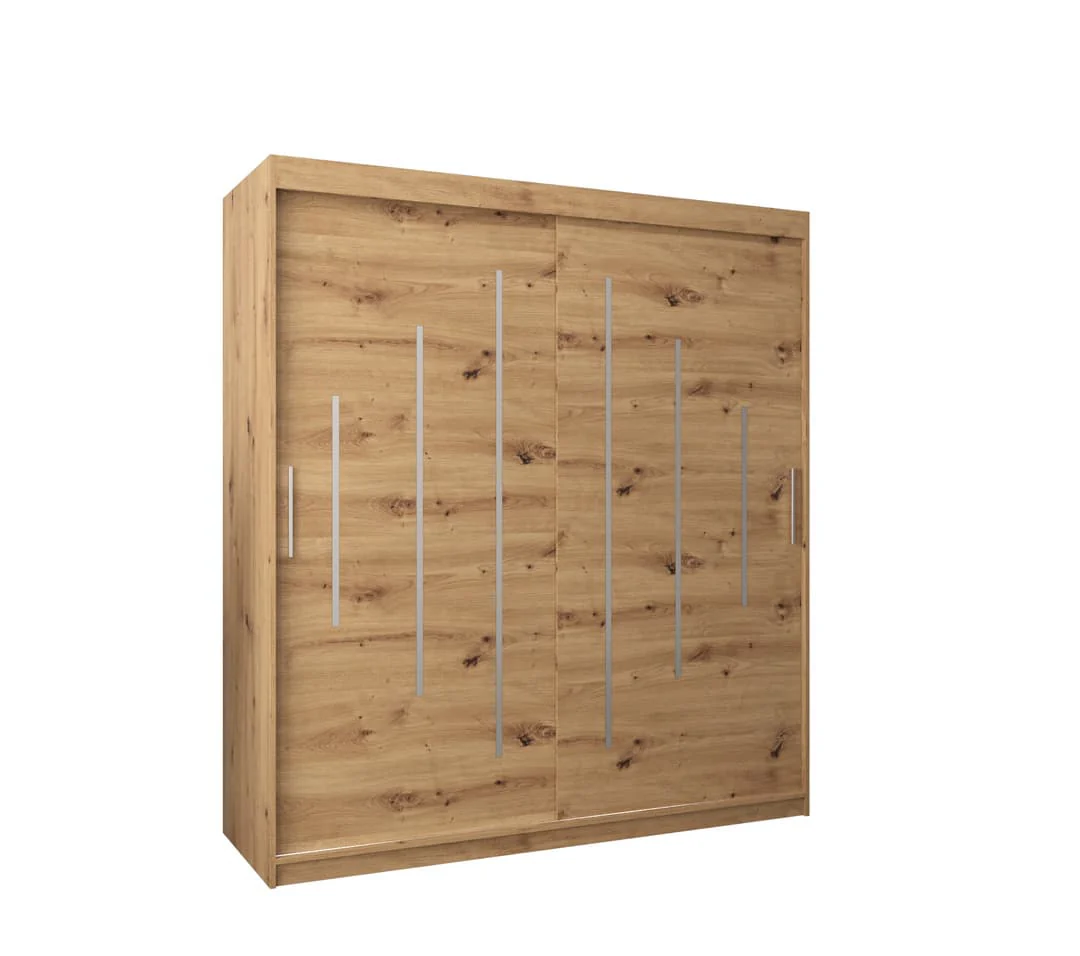 York Sliding Door Wardrobe 180cm - Image 7