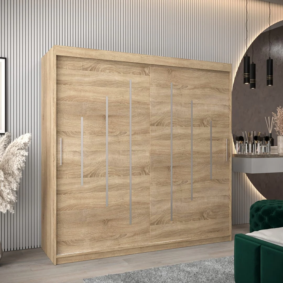 York Sliding Door Wardrobe 200cm - Image 13