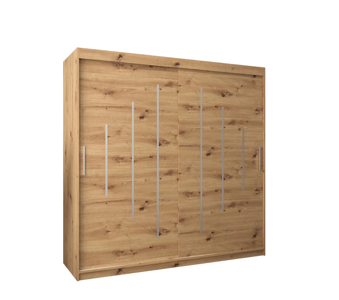 York Sliding Door Wardrobe 200cm - Image 2