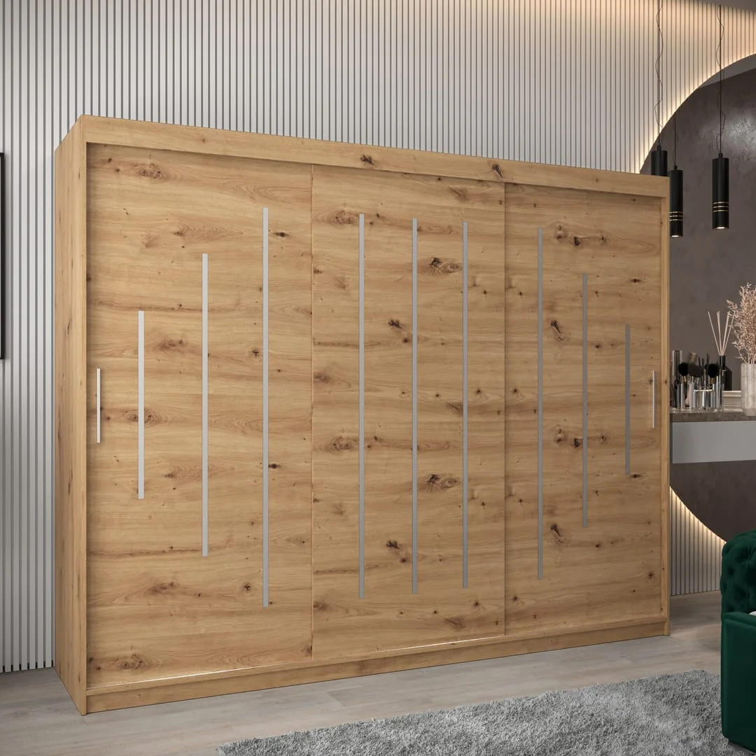 York Sliding Door Wardrobe 250cm - Image 5