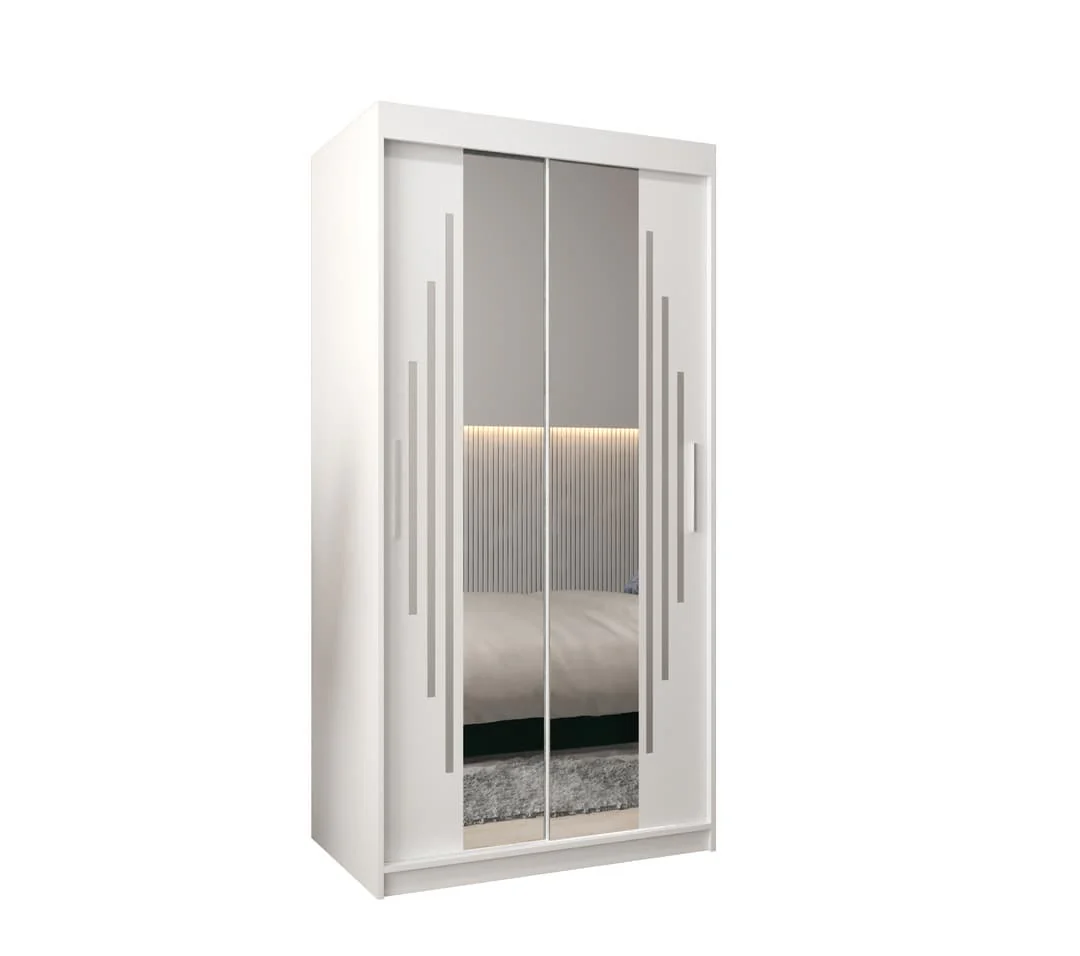 York I Sliding Door Wardrobe 100cm - Image 10