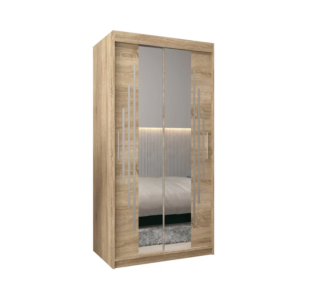 York I Sliding Door Wardrobe 100cm - Image 14