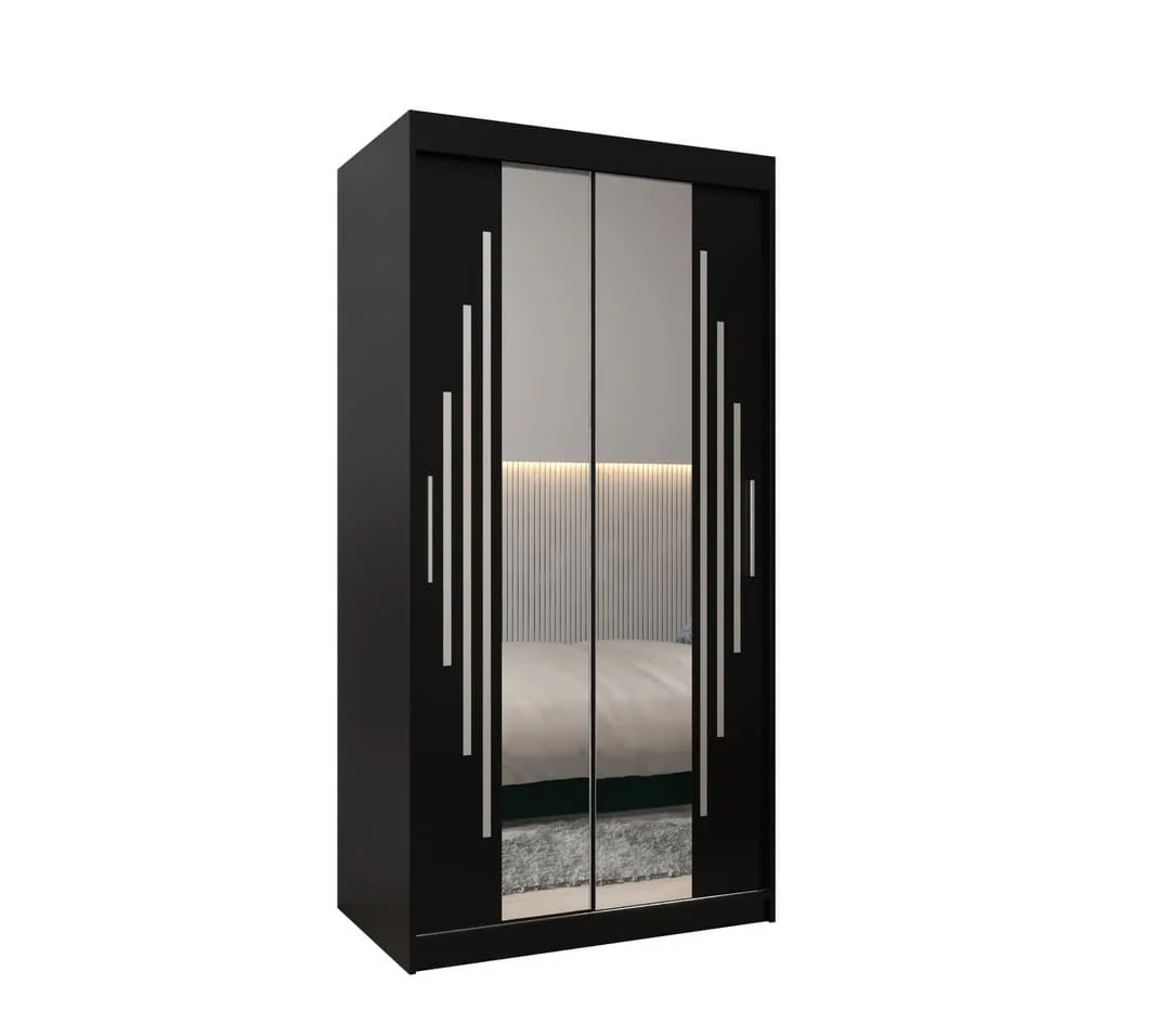 York I Sliding Door Wardrobe 100cm - Image 2