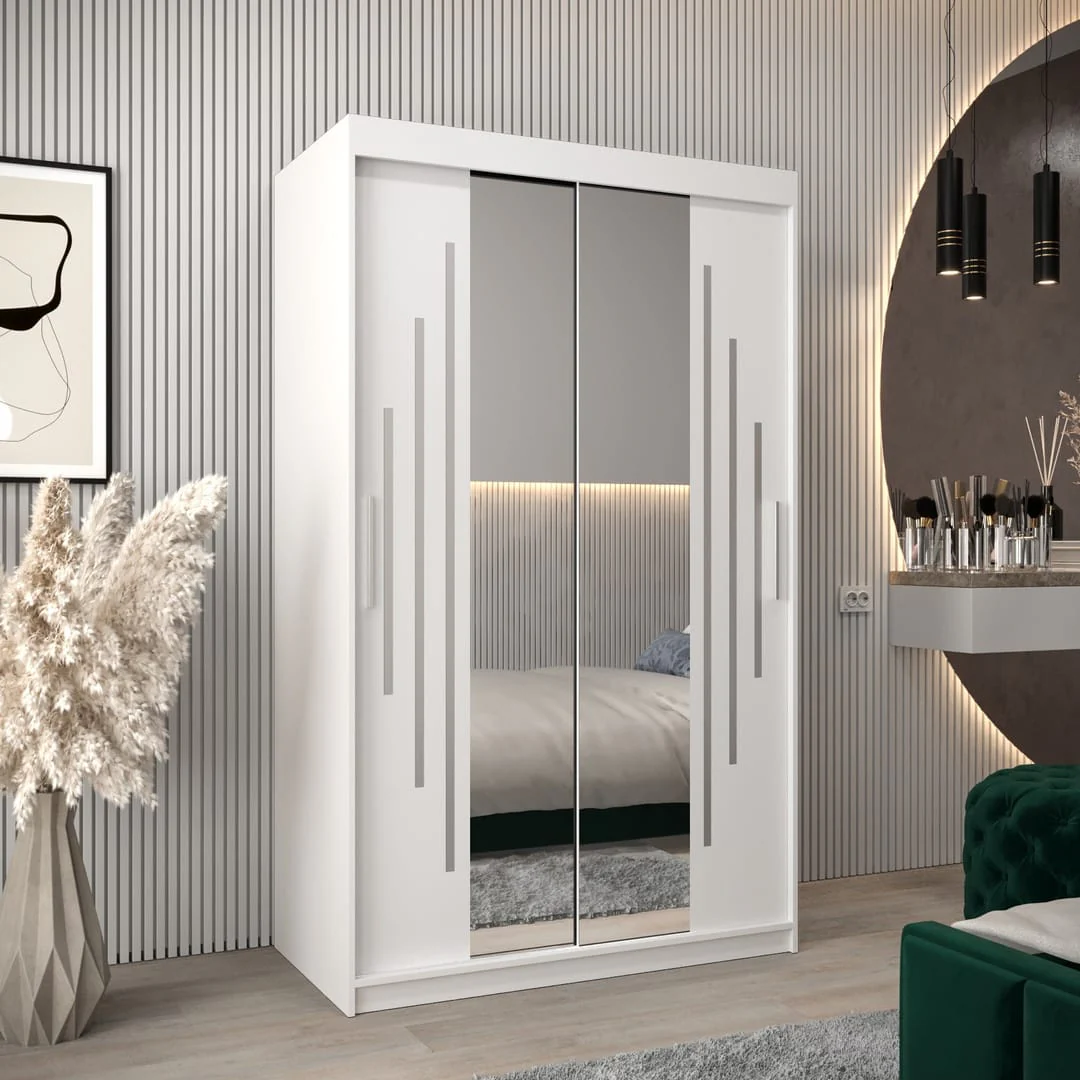 York I Sliding Door Wardrobe 120cm - Image 5