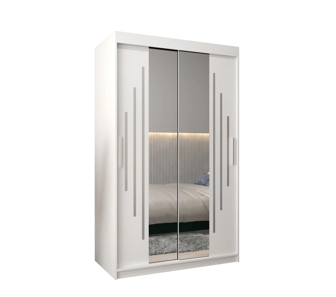 York I Sliding Door Wardrobe 120cm - Image 6