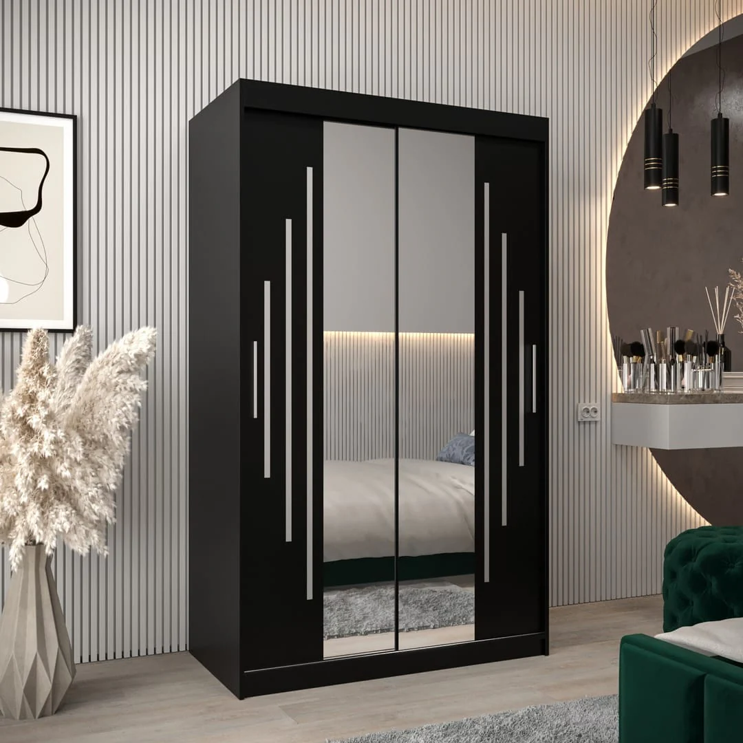 York I Sliding Door Wardrobe 120cm - Image 9