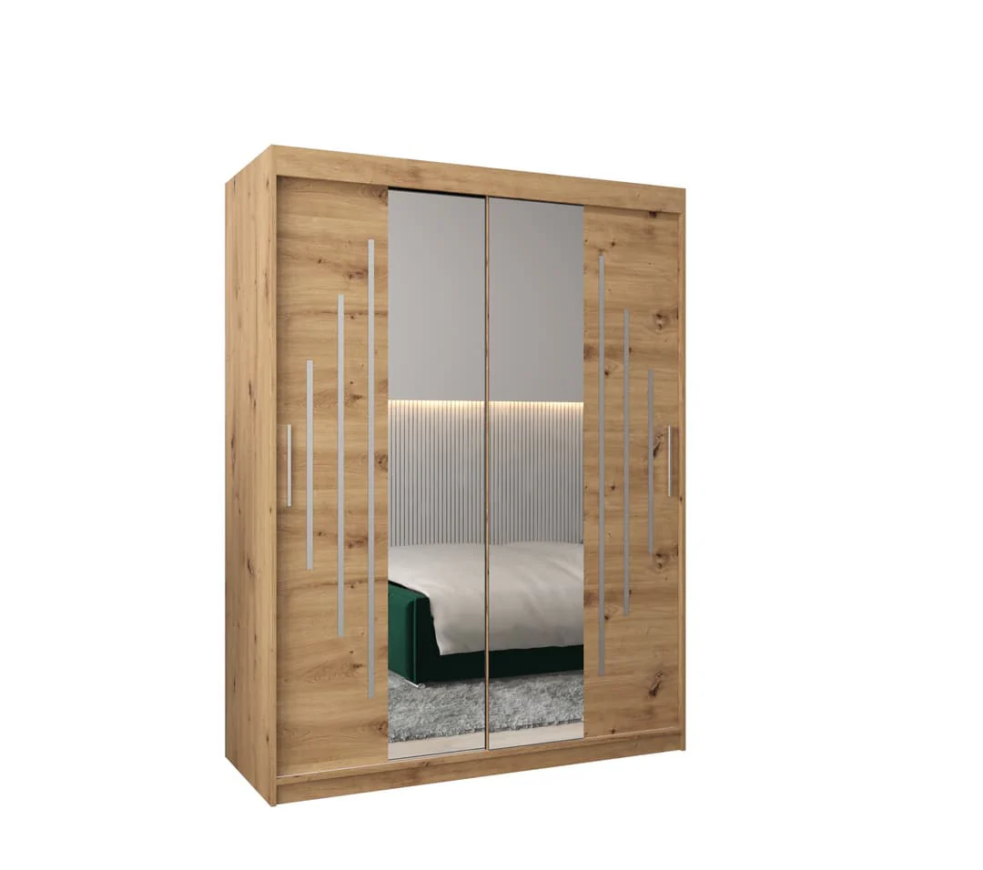 York I Sliding Door Wardrobe 150cm - Image 10