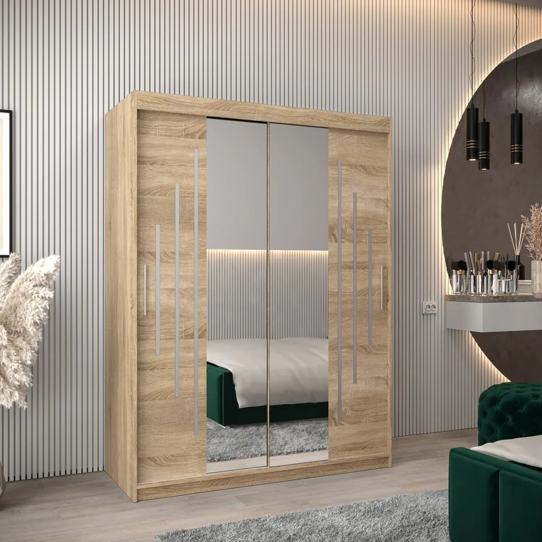 York I Sliding Door Wardrobe 150cm - Image 13