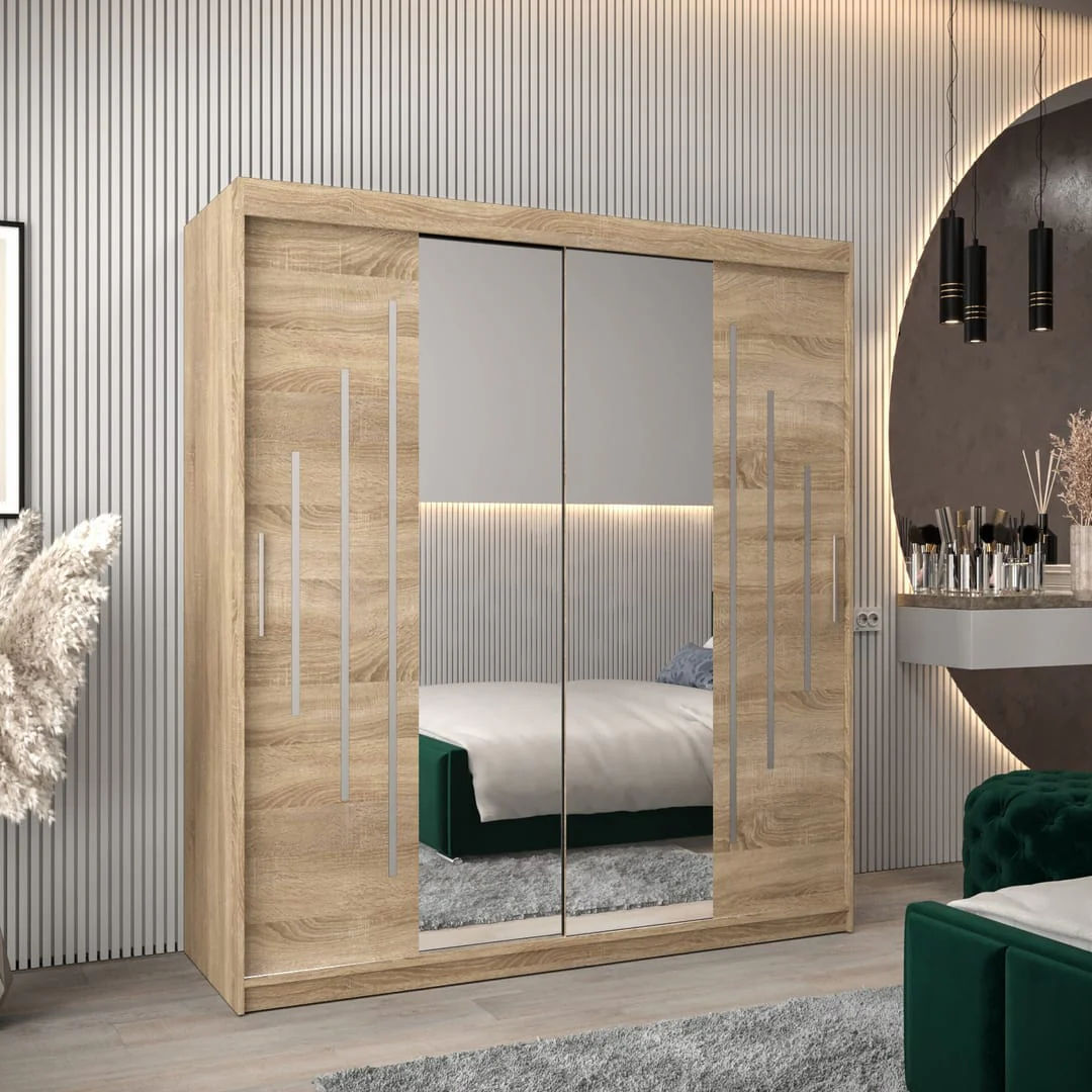 York I Sliding Door Wardrobe 180cm
