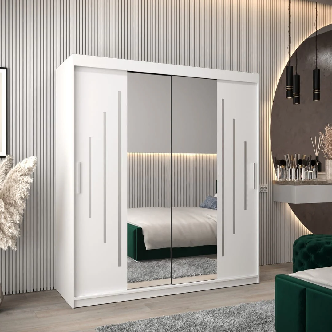 York I Sliding Door Wardrobe 180cm - Image 10