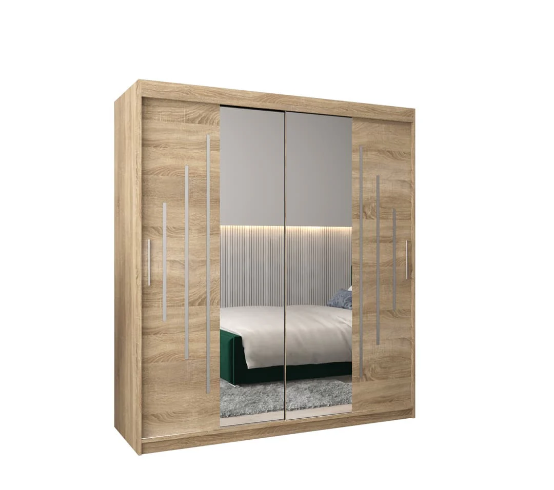 York I Sliding Door Wardrobe 180cm - Image 2