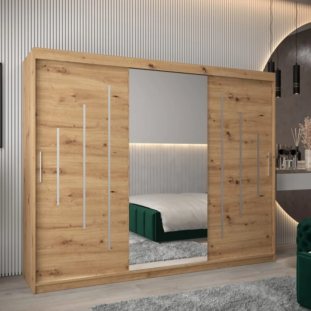York I Sliding Door Wardrobe 250cm