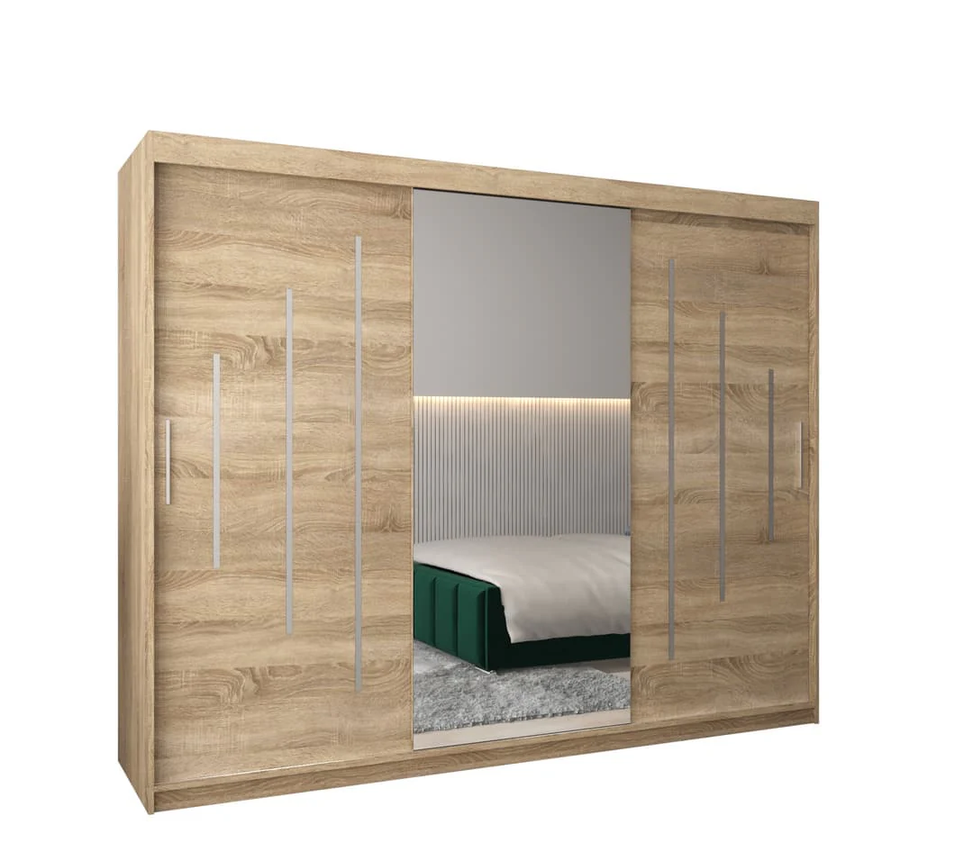 York I Sliding Door Wardrobe 250cm - Image 14