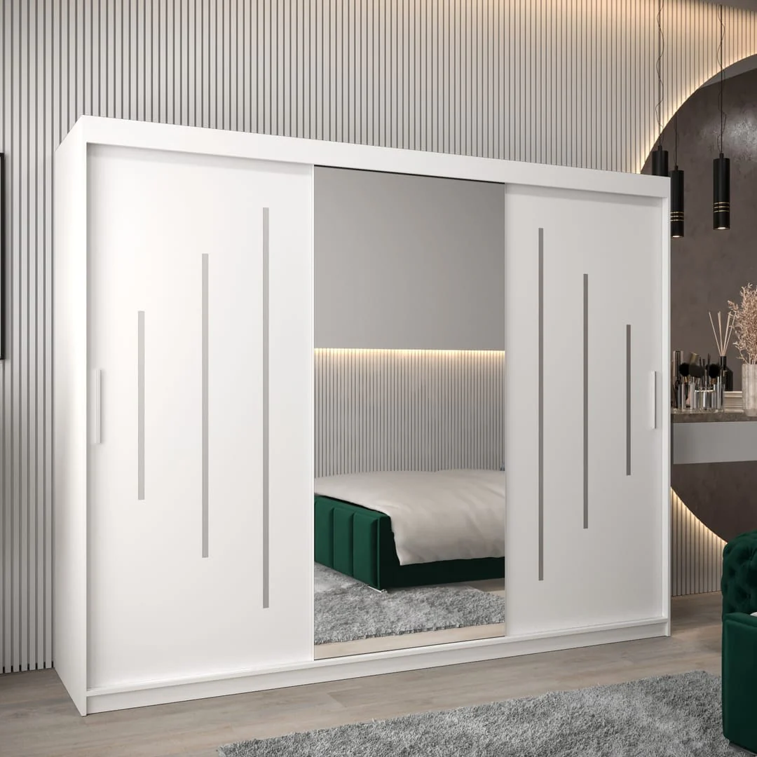 York I Sliding Door Wardrobe 250cm - Image 5
