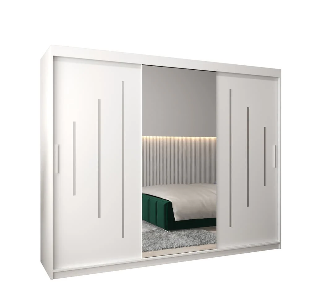 York I Sliding Door Wardrobe 250cm - Image 6