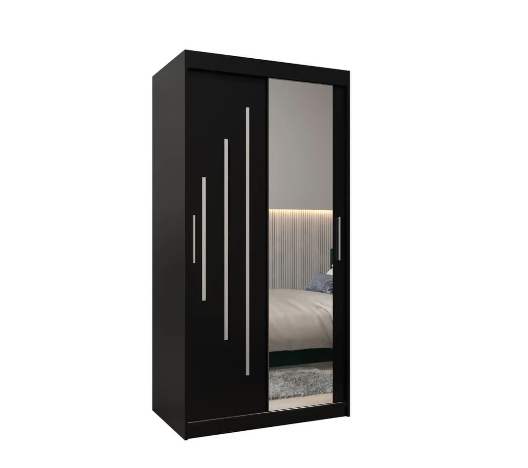 York II Sliding Door Wardrobe 100cm - Image 6