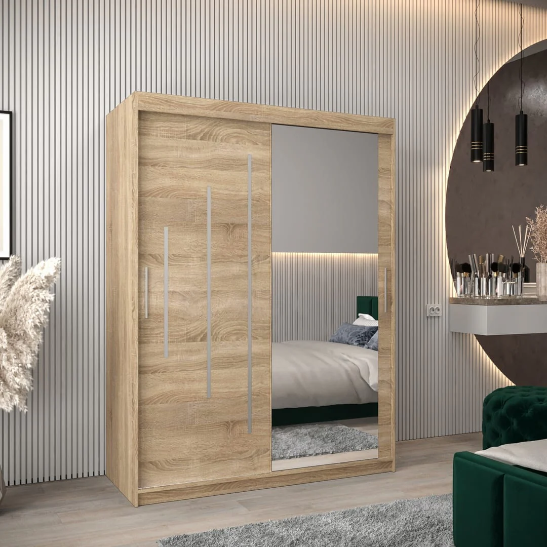 York II Sliding Door Wardrobe 150cm - Image 13