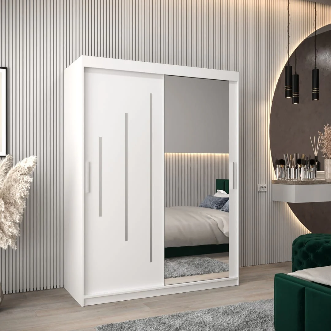 York II Sliding Door Wardrobe 150cm - Image 5