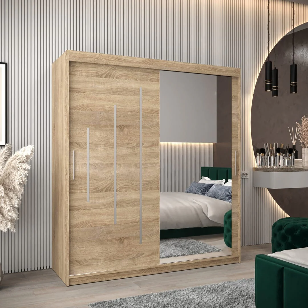 York II Sliding Door Wardrobe 180cm - Image 13