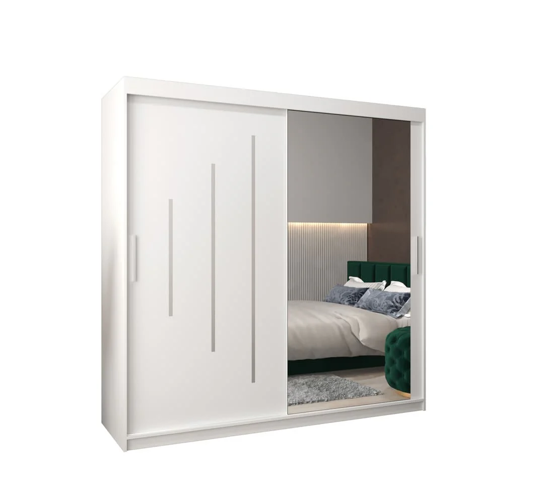 York II Sliding Door Wardrobe 200cm - Image 2