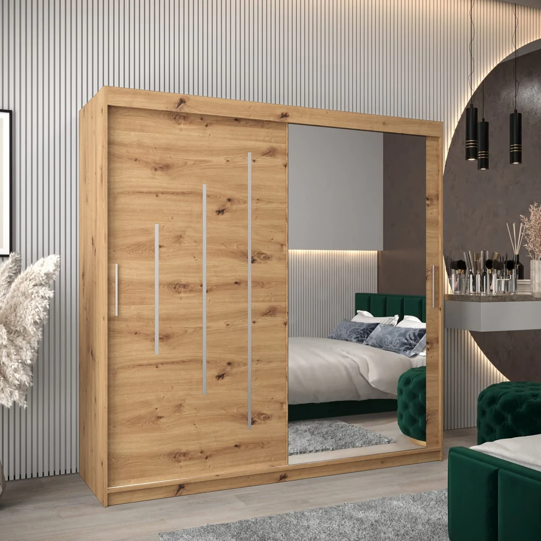 York II Sliding Door Wardrobe 200cm - Image 9
