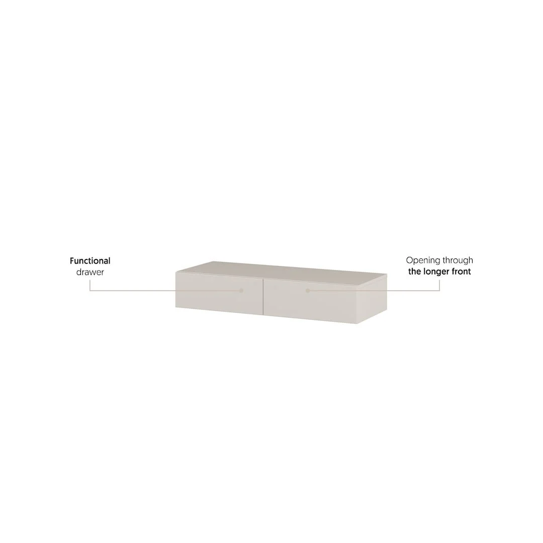 Yukon Floating Dressing Table 90cm - Image 4