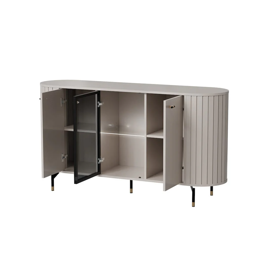 Zante ZA3 Display Sideboard Cabinet 150cm - Image 11