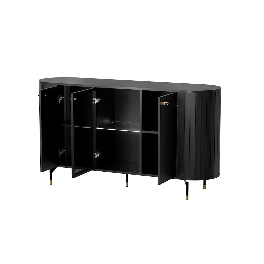Zante ZA3 Display Sideboard Cabinet 150cm - Image 4