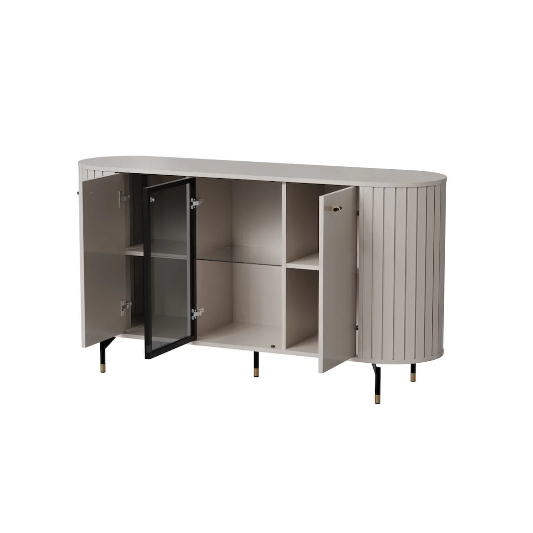 Zante ZA3 Display Sideboard Cabinet 150cm - Image 9