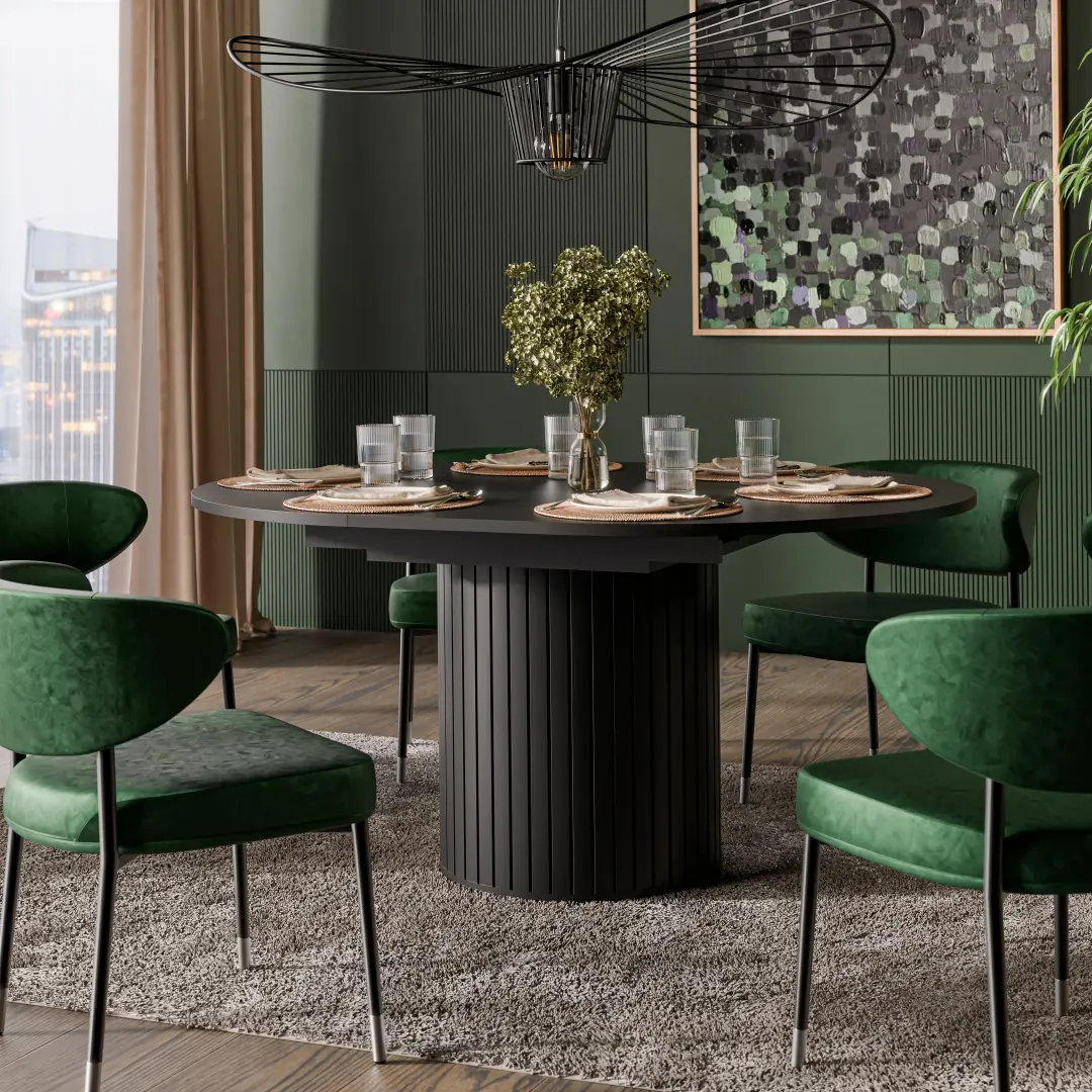 Zante ZA9 Extending Dining Table 120cm - Image 3